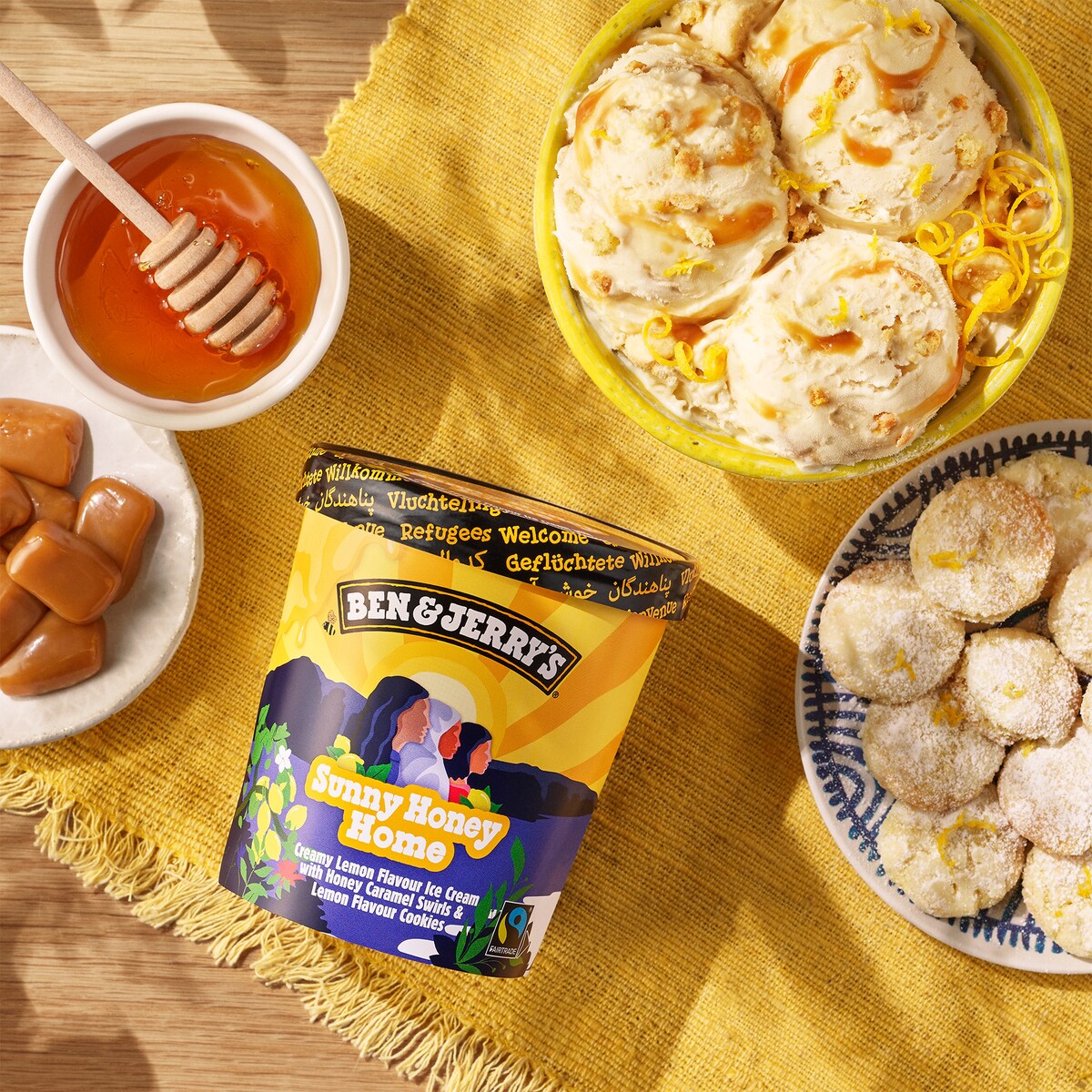 Sunny Honey Home Glacee - Pint 2 / 4