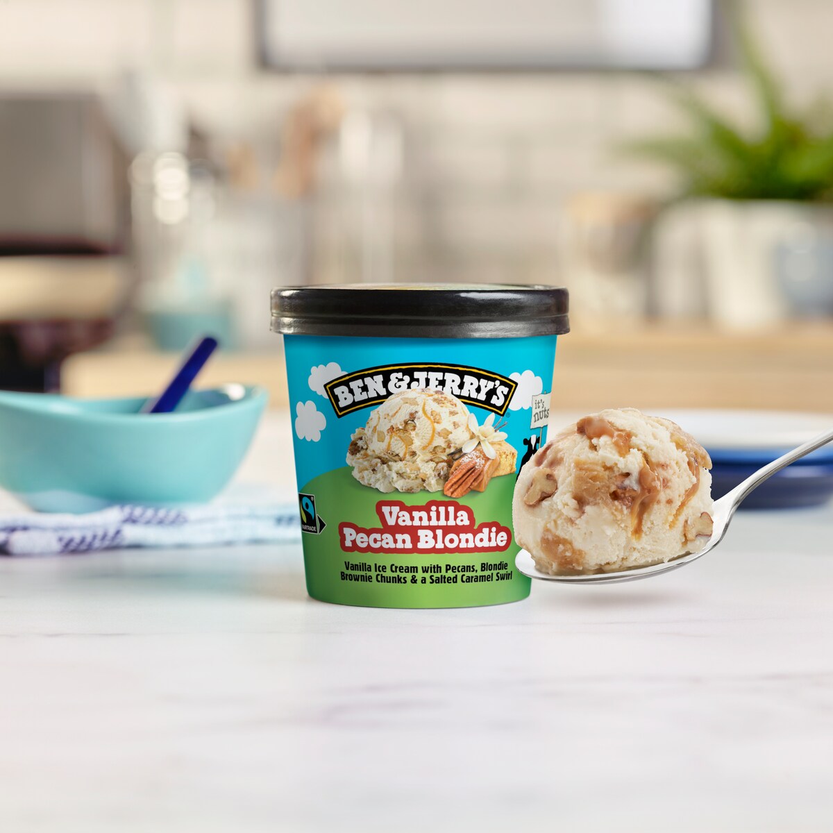 Vanilla Pecan Blondie Glacee - Tub 3 / 4