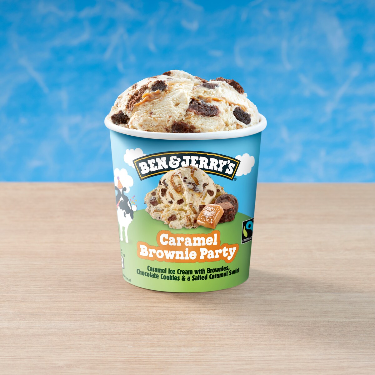 Caramel Brownie Party Glacee - Tub 4 / 4